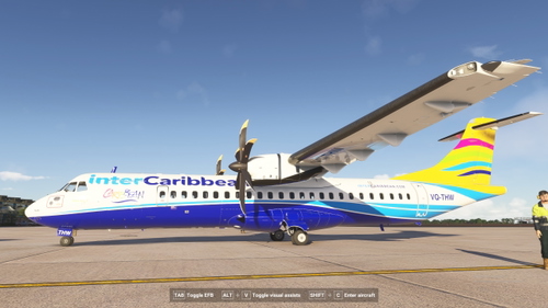 InterCaribbean ATR72 livery