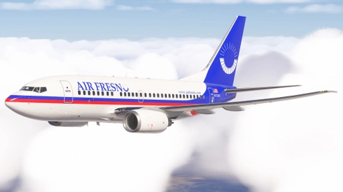 Air Fresno - White Livery (N31298) PMDG 737-600