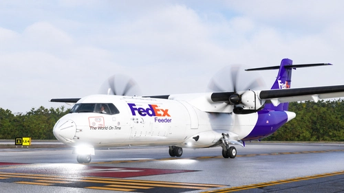 FedEx Cargo ATR72-600F livery