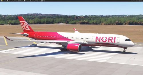 Nori Airlines A350 Livery