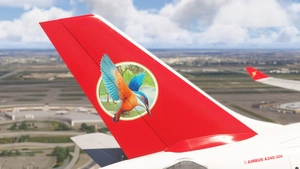 Kingfisher Air for A340-313 | 8k thumbnail 5