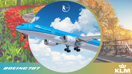 BravoAirspace Boeing 787-9 KLM Royal Dutch Airlines 4K