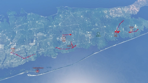 No Power Line Towers around Long Island, NY airports.