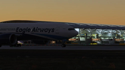 Eagle Airways G-EARL PMDG B777-200LR