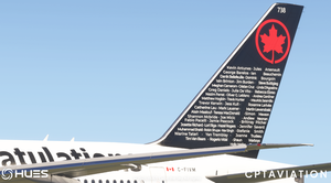 Air Canada C-FIVM Employee Award Livery 2026 W/Cabin | 4K/8K | PMDG 777-300ER thumbnail 3