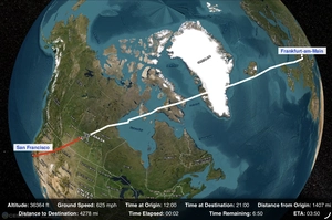 MSFS Passenger Map V2 - A flight tracking app to emulate a passenger info map on your mobile device thumbnail 10