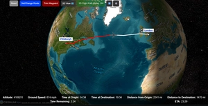MSFS Passenger Map V2 - A flight tracking app to emulate a passenger info map on your mobile device thumbnail 5