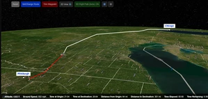 MSFS Passenger Map V2 - A flight tracking app to emulate a passenger info map on your mobile device thumbnail 7