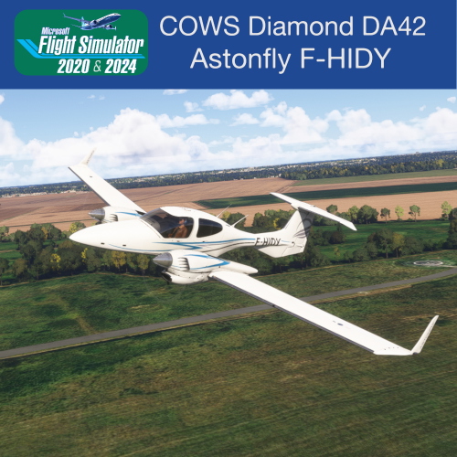 COWS DA42 TDi AstonFly F-HIDY