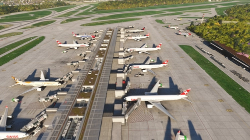 LSZH by MKStudios Enhancement for AIG AI Traffic