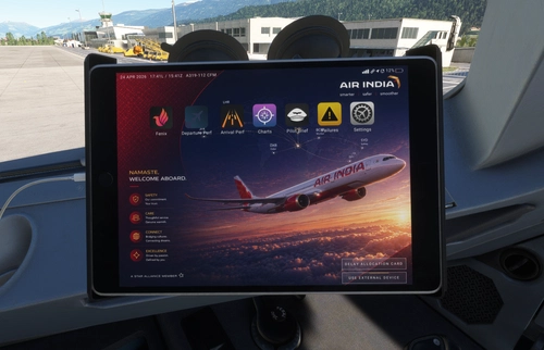 Airindia EFB Background - Fenix simulations A320/A321/A319
