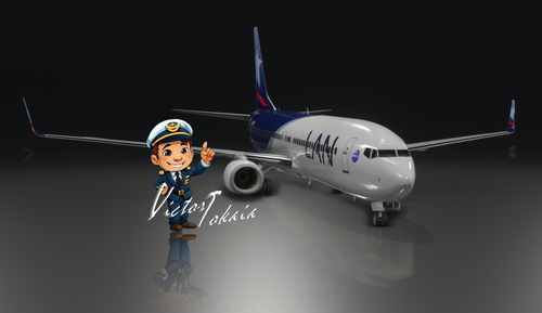 PMDG 737-900BW | LAN Chile Airlines | CC-TET (Fictional) | ER Variant Included