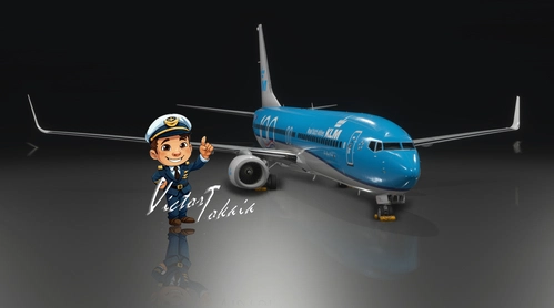 PMDG 737-900BW | KLM Royal Dutch Airlines | PH-TOK (Fictional) |  ER Variant Included