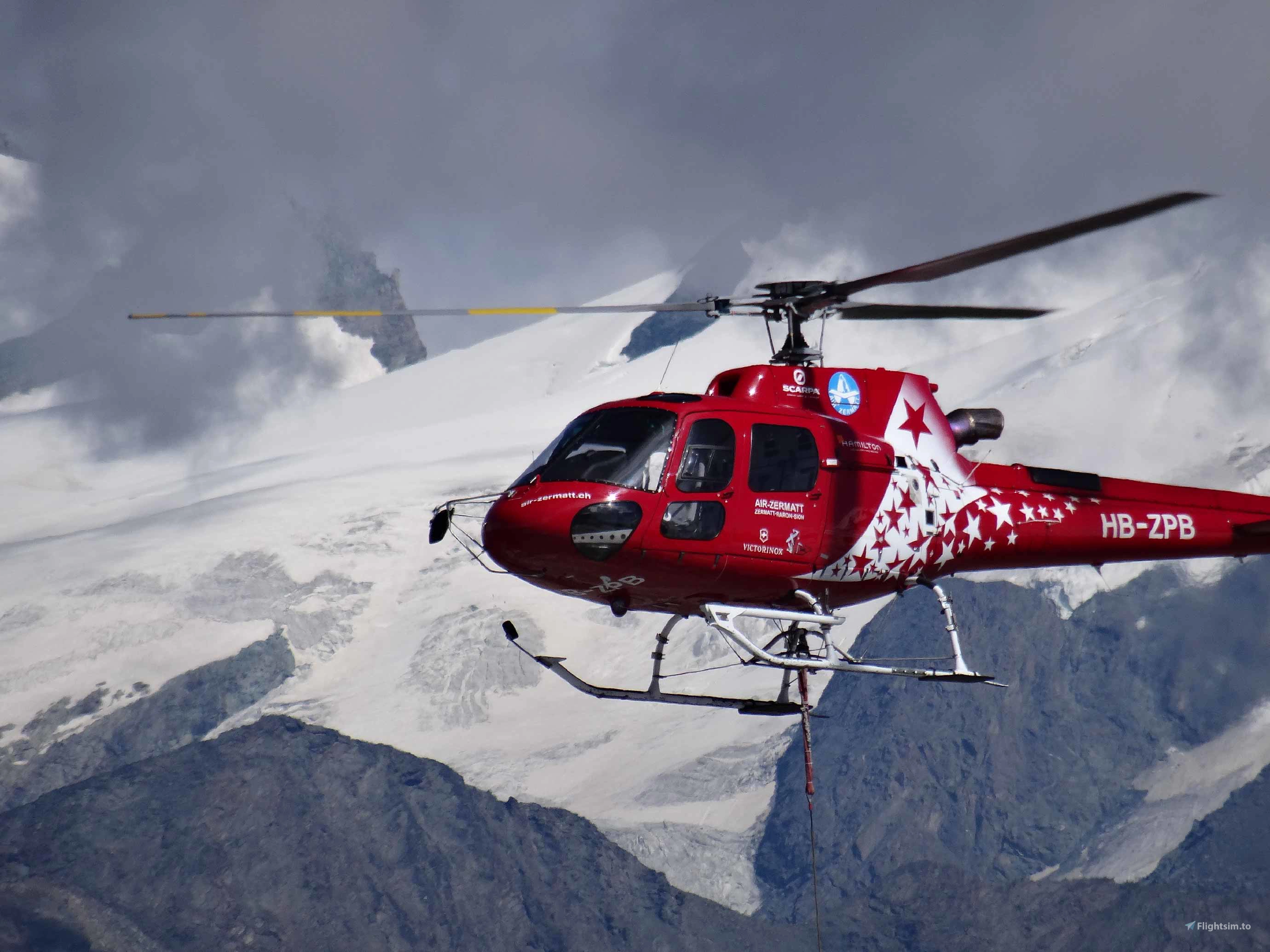 Air Zermatt | HB-ZPB | Asobo H125 (MSFS 2024) - Aircraft Liveries
