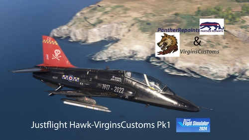 Justflight Hawk VirginsCustoms Pack 1