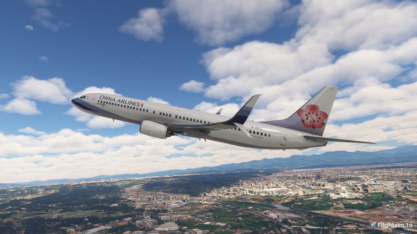 エバーライズ 1/130 B737-800 China Airlines China Airlines Liveries for MSFS | Flightsim.to