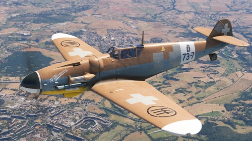 Messerschmitt Bf 109G-2/Trop  W.Nr. 10610  "73-7"  73Sq, 9o Gruppo, 4o Stormo.
