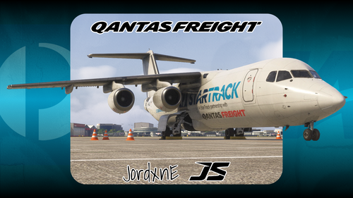 Qantas Freight (VH-NJZ) | JustFlight Avro RJ 100QT