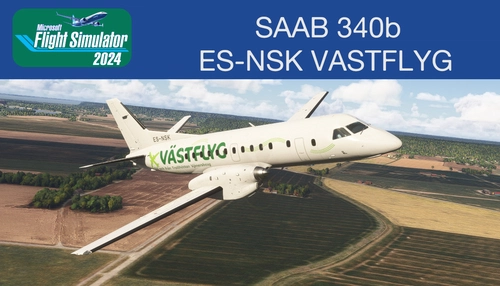 SAAB 340 ES-NSK VASTFLYG