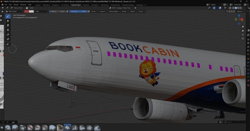 PMDG 737-900ER Lion Air PK-LSO (Book Cabin Livery)