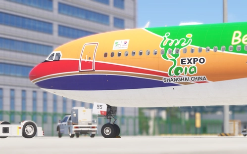 Aerosoft A340-600 Pro China Eastern Airlines B-6055 (Expo 2010 Better City Better Life)