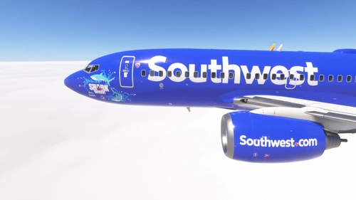 PMDG 737-700 w/ cabin Southwest - Discovery Shark Week 2018 5-Pack