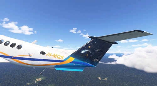 Beechcraft King Air 350 J8-MQS (Fictional / Requested)
