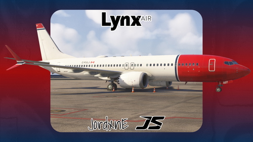 Lynx Air (Norwegian Unpainted Livery | C-FULJ) | iFly 737 Max 8