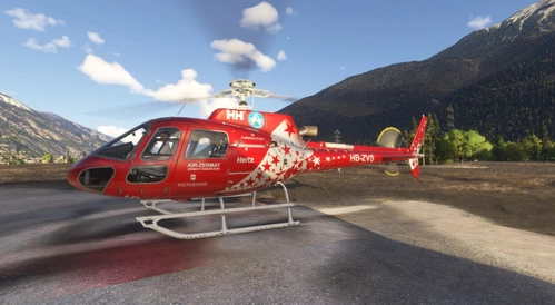 Asobo H125 Air Zermatt HB-ZVS