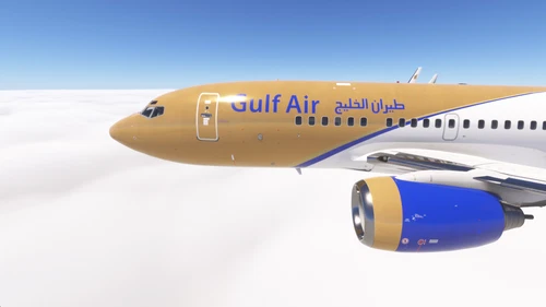 PMDG 737-700BBJ Gulf Air op Privat Air (HB-IIQ)