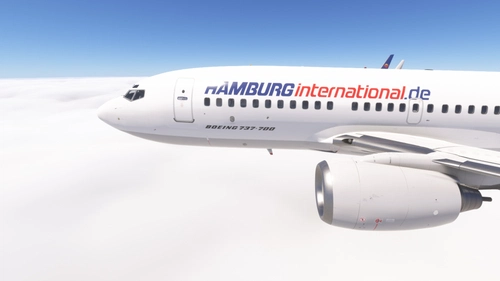 PMDG 737-700 w/ cabin Hamburg International  (D-AHIG)