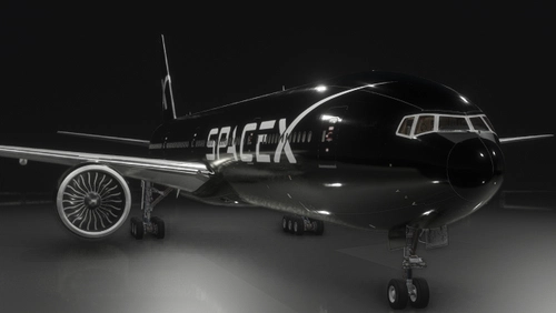PMDG Boeing 777-300ER SpaceX