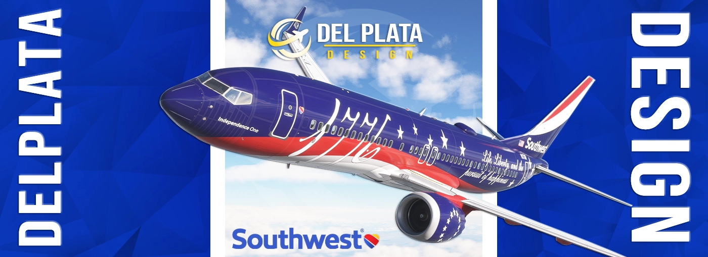 IFly B737 Max 8 | Southwest Airlines | N1776R (America 250th Livery) - Image 1