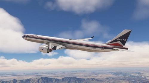 Aerosoft A340-600 Pro | Delta Air Lines | Fictional (Historical Livery) | Requested