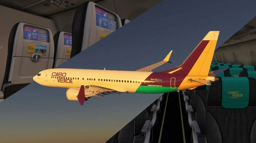 Boeing 737 Max 8 Cabo Verde Airlines (D4-CCJ) w/cabin