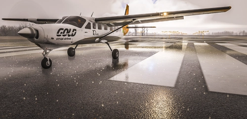 Cessna C208 Gran Caravan Pro Blacksquare - Gold Virtual Airlines 10 Years