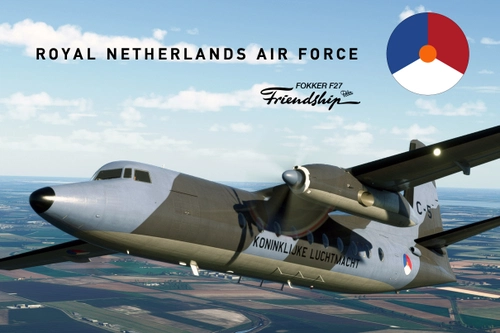 Inibuilds Fokker F27 – Royal Netherlands Air Force - Camo C-5