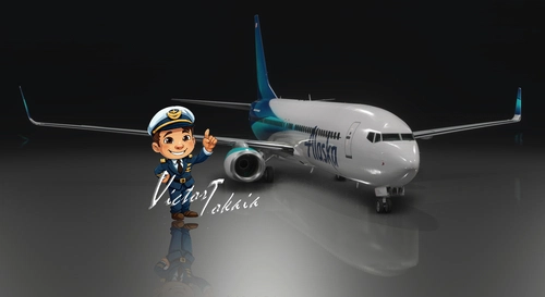 PMDG 737-900BW | Alaska Airlines (Northern Lights) | N649AK Fictional | Requested