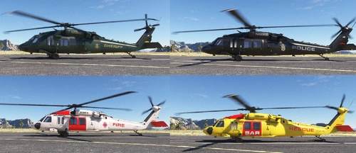 Generic Public Service Liveries - Delta Simulations Blackhawk