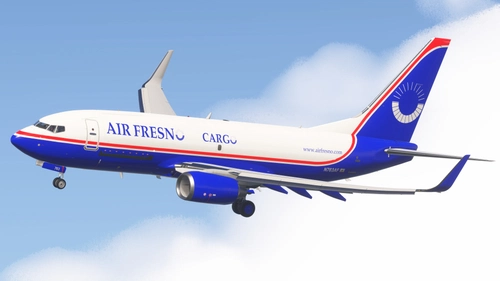 Air Fresno Cargo - New Livery (N763AF) PMDG 737-700BDSF
