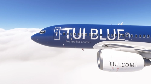 PMDG 737-700 w/ cabin Tuifly Blue (D-ATUD)