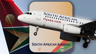 South African Airways Fleet Expansion Pack (Fenix A320) – 8K + Cabin