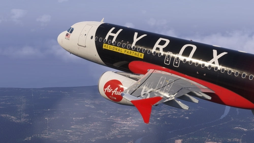 AirAsia "HYROX" Livery | 9M-AHR | Fenix A320