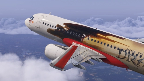 AirAsia "How to Train Your Dragon" Livery | 9M-AJZ | Fenix A320
