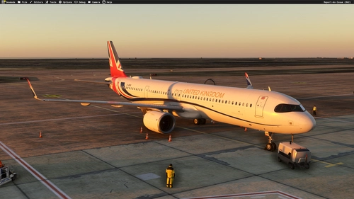 UK Government G-GBNI livery Inibuilds A321LR MSFS2024 (with fictional cabin)