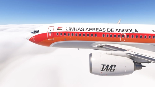 PMDG 737-700 w/ cabin TAAG Angola Airlines fleet