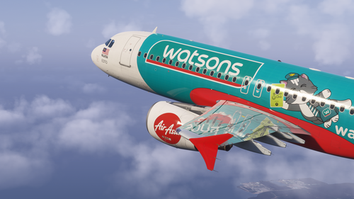 AirAsia "Watson" Livery | 9M-AHX | Fenix A320