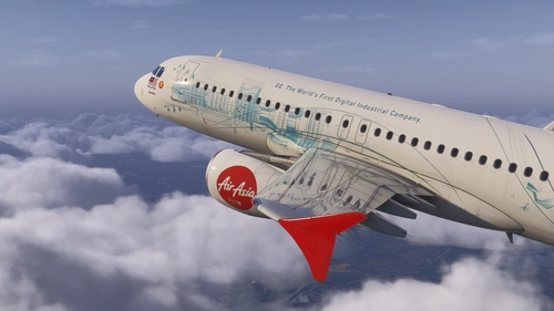 AirAsia "General Electric" Livery | 9M-AQB | Fenix A320
