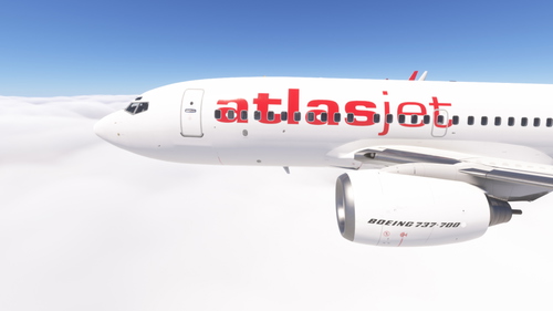 PMDG 737-700 AtlasJet (TC-SGD)