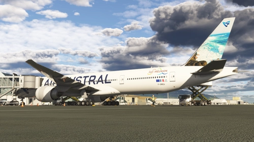 Boeing 777-300ER Air Austral F-OLRD - Aircraft Liveries for MSFS